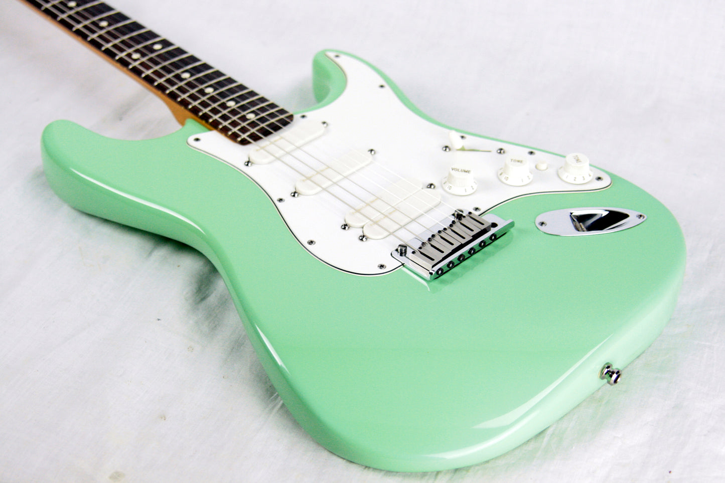 1995 Fender USA JEFF BECK Stratocaster! SEA FOAM GREEN! American Strat Lace Sensors!