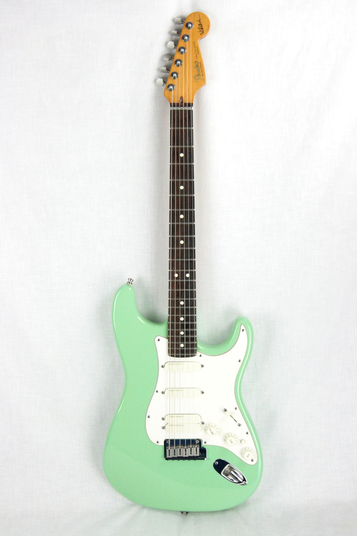 1995 Fender USA JEFF BECK Stratocaster! SEA FOAM GREEN! American Strat Lace Sensors!