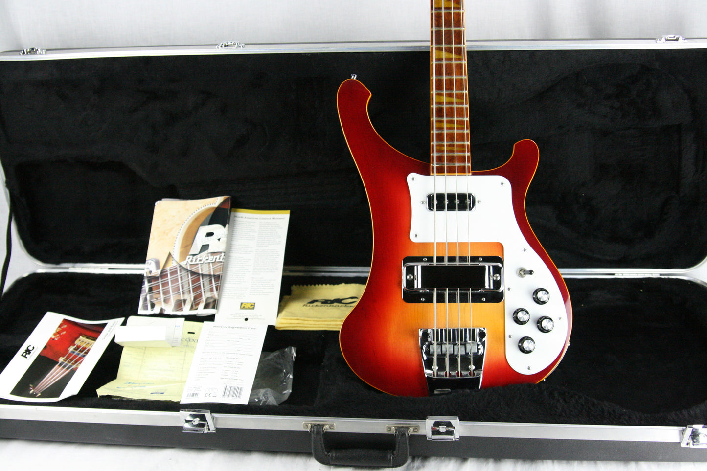 2007 Rickenbacker 4003 AFG Color of the Year Amber Fireglo Bass Guitar! Rare Limited Edition Color!