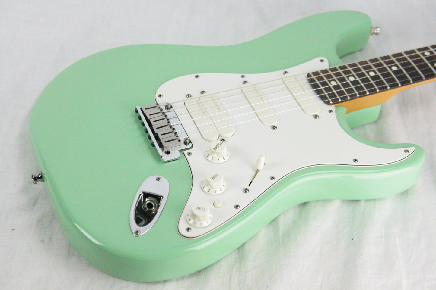 1995 Fender USA JEFF BECK Stratocaster! SEA FOAM GREEN! American Strat Lace Sensors!