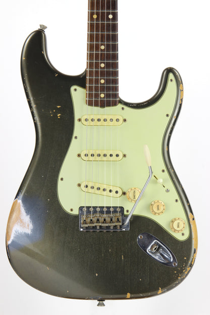 Fender Custom Shop Masterbuilt Paul Waller 1962 Stratocaster Relic Aged Charcoal Frost - Matching H/S '62 Strat Josefina Pups!