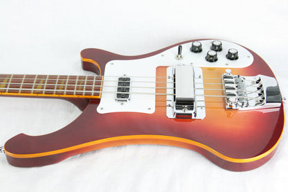 2007 Rickenbacker 4003 AFG Color of the Year Amber Fireglo Bass Guitar! Rare Limited Edition Color!