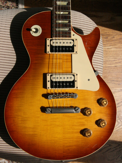 1980 Tokai Love Rock LS-120 Iced Tea Sunburst LS120 Gibson Les Paul Lawsuit Reborn Old