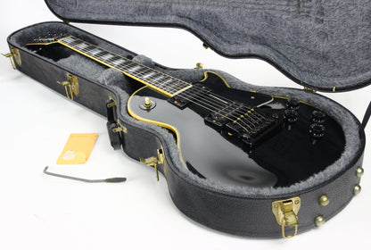 1985 Gibson Custom Shop Edition Les Paul Custom - Rare Japan-Only Model w Kahler, Black