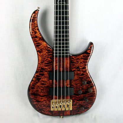 2002 Peavey USA Custom Shop CIRRUS 5-String Bass QUILT TOP Tiger Eye!