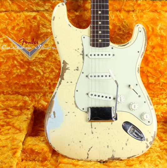 Fender Custom Shop Masterbuilt 1960 Stratocaster HEAVY RELIC '60 Strat Josefina Pups! Jason Smith! White/Sonic Blue