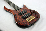 2002 Peavey USA Custom Shop CIRRUS 5-String Bass QUILT TOP Tiger Eye!