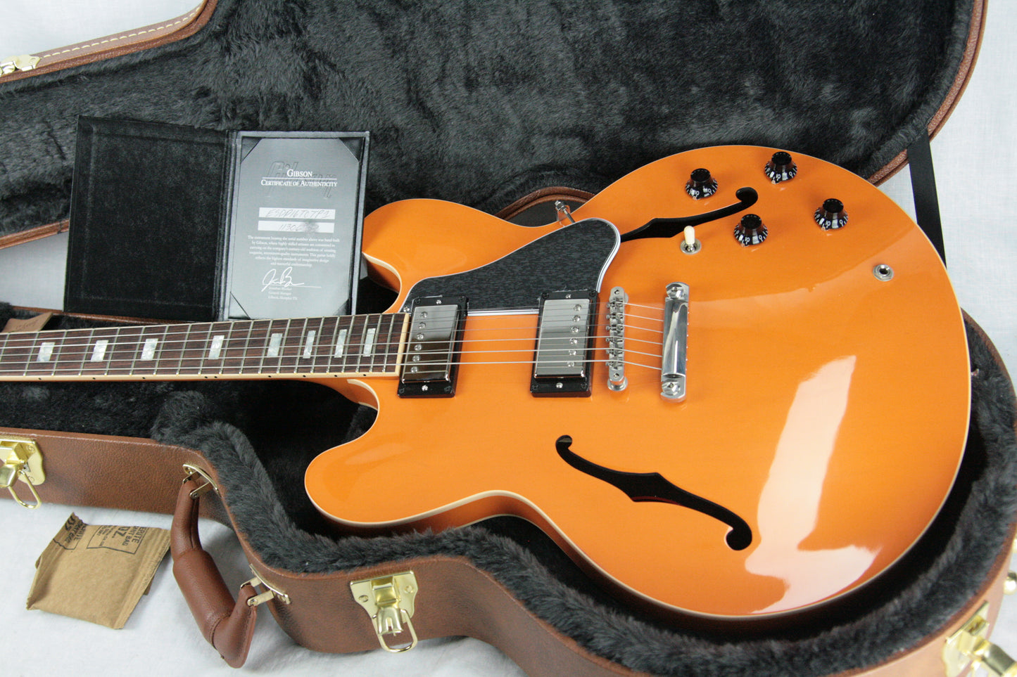 2016 Gibson Memphis ES-335 TASCAM ORANGE! Limited Edition Model w/ Block Inlays! 345 355