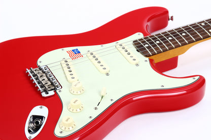 2009 Fender Mark Knopfler Artist Series Signature Stratocaster American Vintage USA - Ash Body, Hot Rod Red, '62 Strat