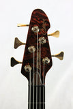 2002 Peavey USA Custom Shop CIRRUS 5-String Bass QUILT TOP Tiger Eye!