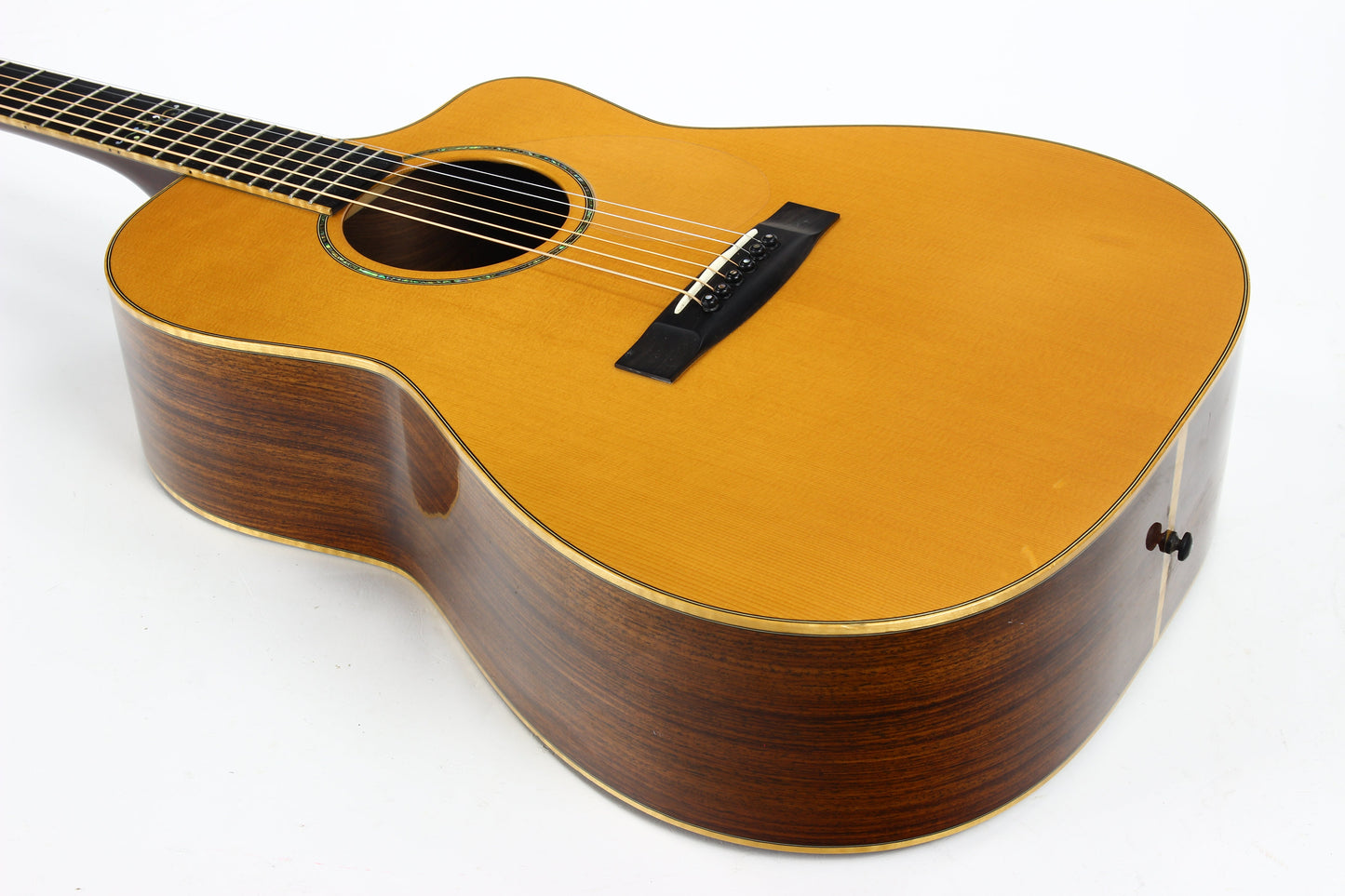 2002 Huss and Dalton CM Concert Cutaway Model - Indian Rosewood Back & Sides, Engelmann Spruce