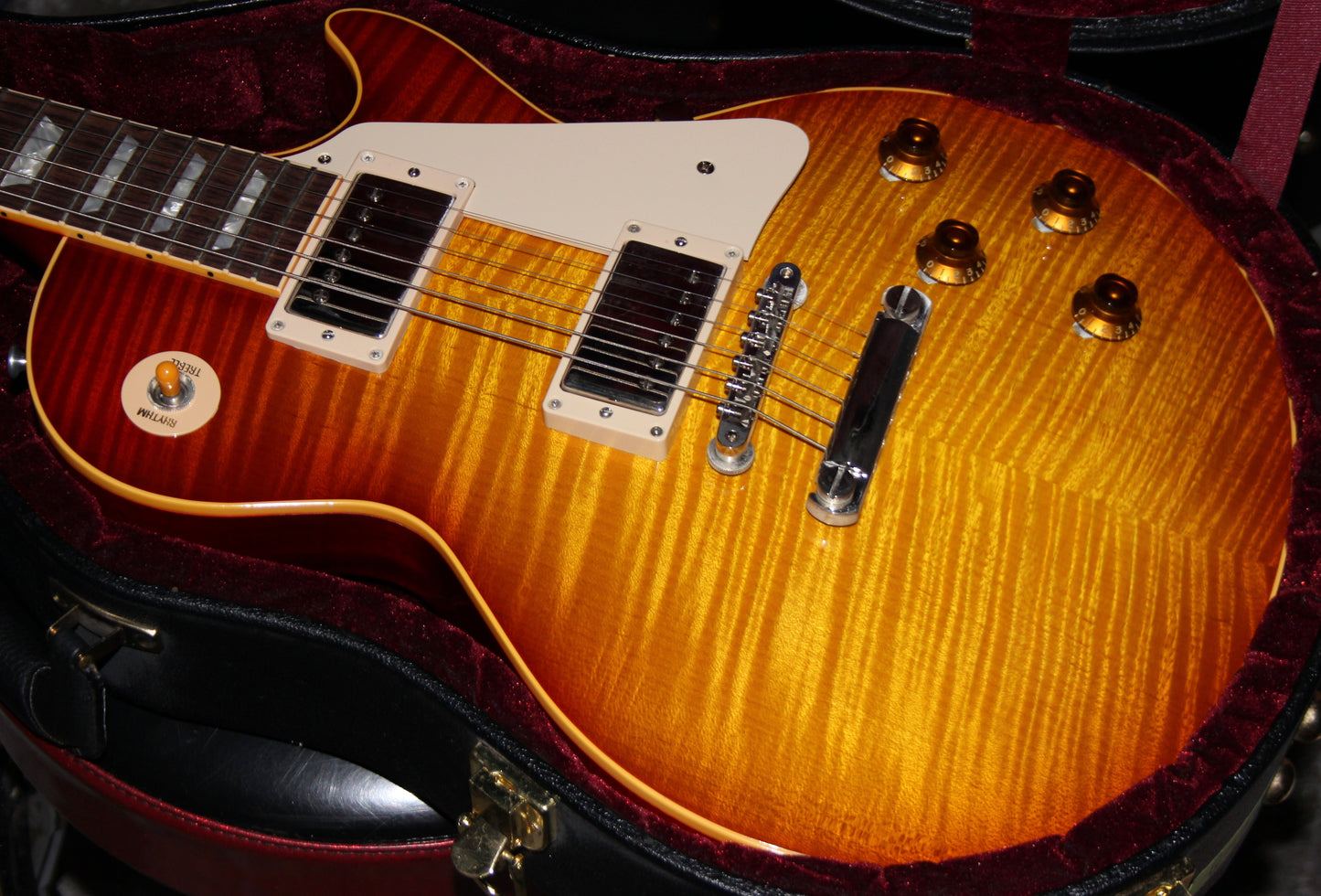 MINT 1999 Gibson '59 Reissue 40th Anniversary Les Paul 1959 Custom Shop Historic LP R9 - FLAMETOP!