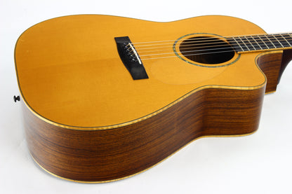 2002 Huss and Dalton CM Concert Cutaway Model - Indian Rosewood Back & Sides, Engelmann Spruce