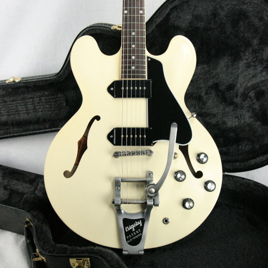 1959 Gibson Memphis ES-330 Tamio Okuda Classic White! P90 Bigsby Limited Edition