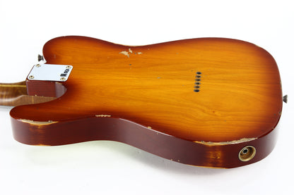 2021 Fender Custom Shop '60 Telecaster Relic HS - Tobacco Sunburst, Roasted 3A Flame Neck, Lark