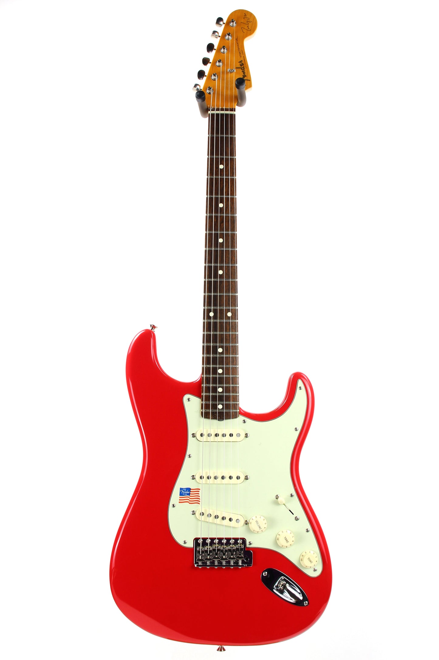 2009 Fender Mark Knopfler Artist Series Signature Stratocaster American Vintage USA - Ash Body, Hot Rod Red, '62 Strat