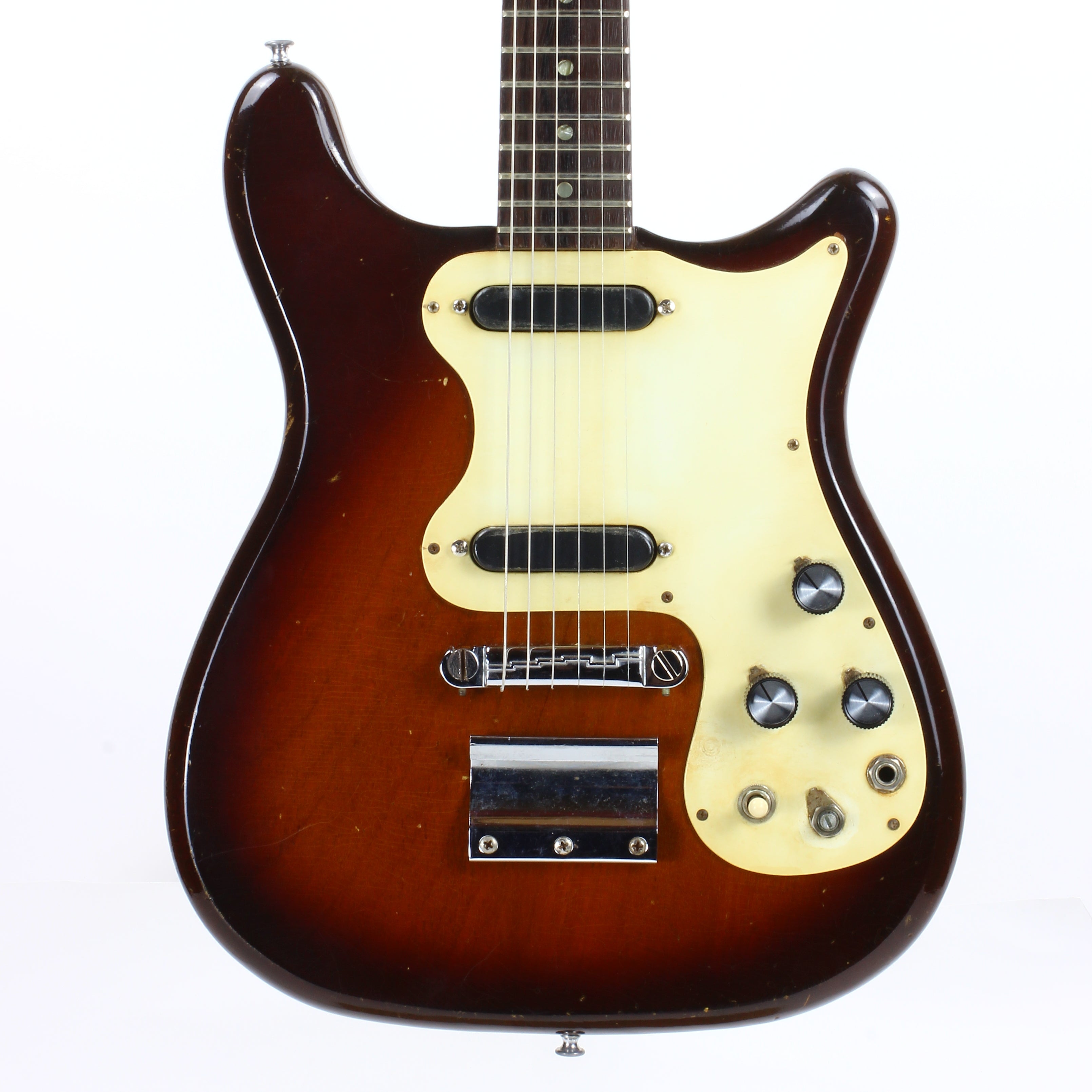 *SOLD*  1965 Epiphone Olympic Double Sunburst Gibson Melody Maker D Vintage Guitar DoubleCut