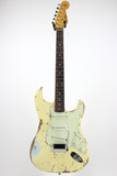 *SOLD*  Fender Custom Shop Masterbuilt 1960 Stratocaster HEAVY RELIC '60 Strat Josefina Pups! Jason Smith! White/Sonic Blue