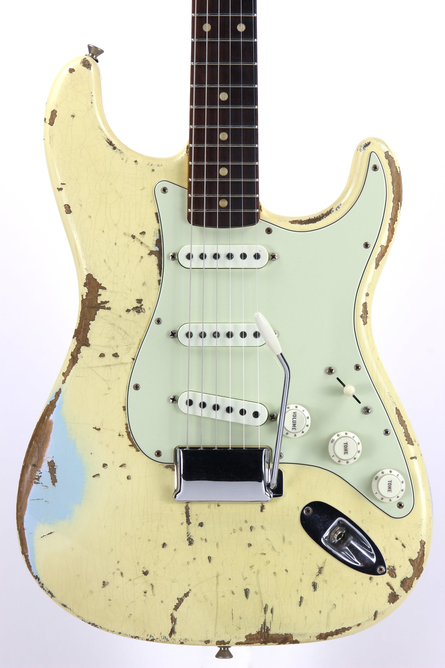 Fender Custom Shop Masterbuilt 1960 Stratocaster HEAVY RELIC '60 Strat Josefina Pups! Jason Smith! White/Sonic Blue
