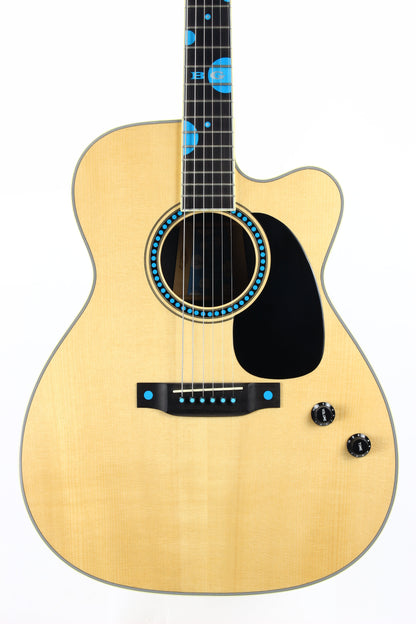 2006 Martin JC Buddy Guy Blues Edition Signature Jumbo Cutaway Model - Signed Label, Turquoise Inlays, Acoustic-Electric