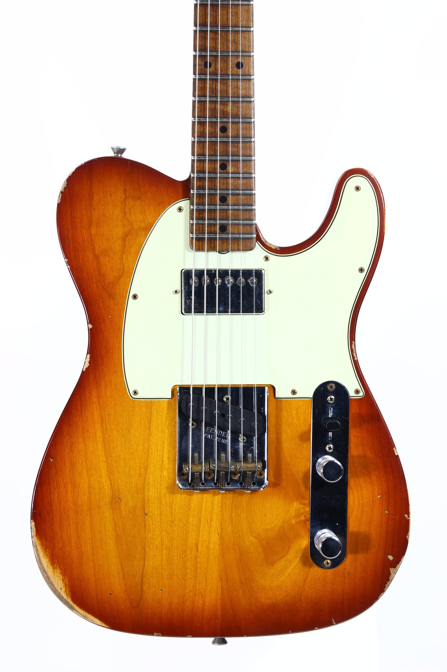 2021 Fender Custom Shop '60 Telecaster Relic HS - Tobacco Sunburst, Roasted 3A Flame Neck, Lark