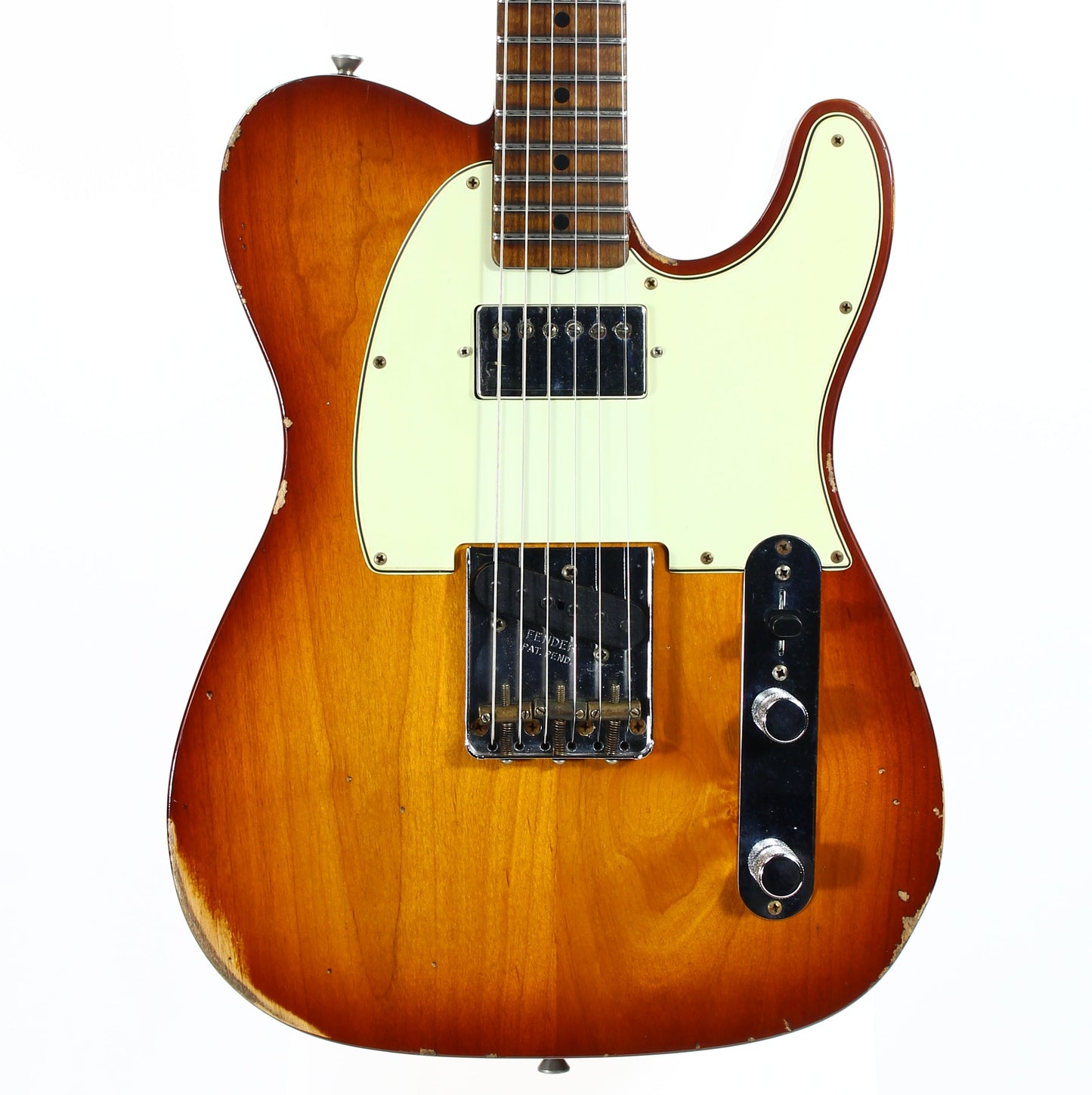 2021 Fender Custom Shop '60 Telecaster Relic HS - Tobacco Sunburst, Roasted 3A Flame Neck, Lark