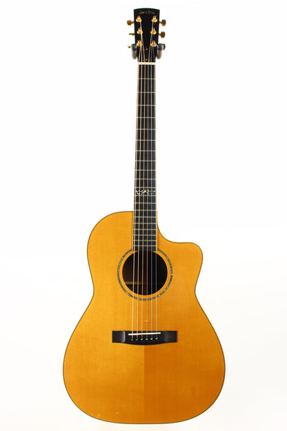 2002 Huss and Dalton CM Concert Cutaway Model - Indian Rosewood Back & Sides, Engelmann Spruce