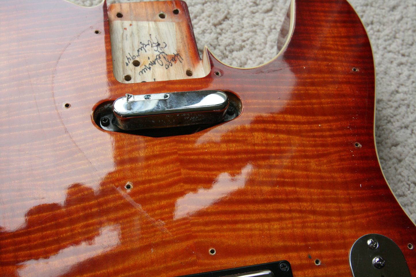 1994 Fender Masterbuilt JOHN ENGLISH Telecaster Custom Shop One-of-a-kind! Lace Sensors, Flametop, Birdseye Maple Neck!