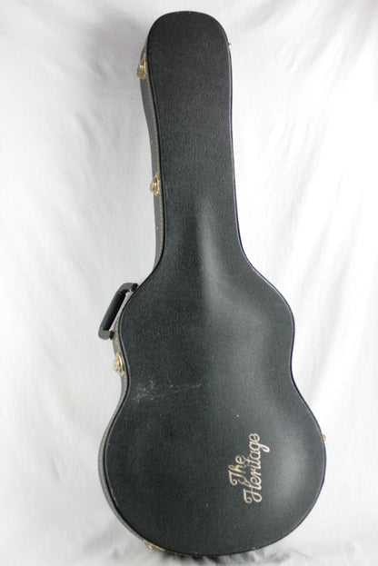 FLAME! 1996 Heritage H-555 Antique Natural Semi-Hollowbody Guitar! Made in USA Kalamazoo Factory!
