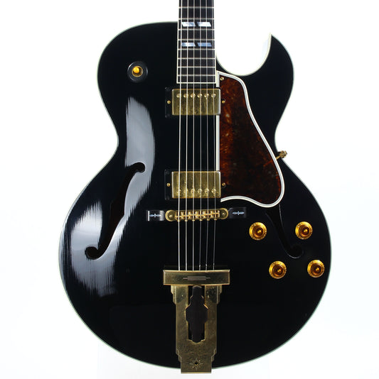 1998 Gibson Custom Shop Historic L-4 CES EBONY BLACK - Solid Spruce Carved Top, ES-175 L4 CES L5