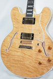 *SOLD*  FLAME! 1996 Heritage H-555 Antique Natural Semi-Hollowbody Guitar! Made in USA Kalamazoo Factory!