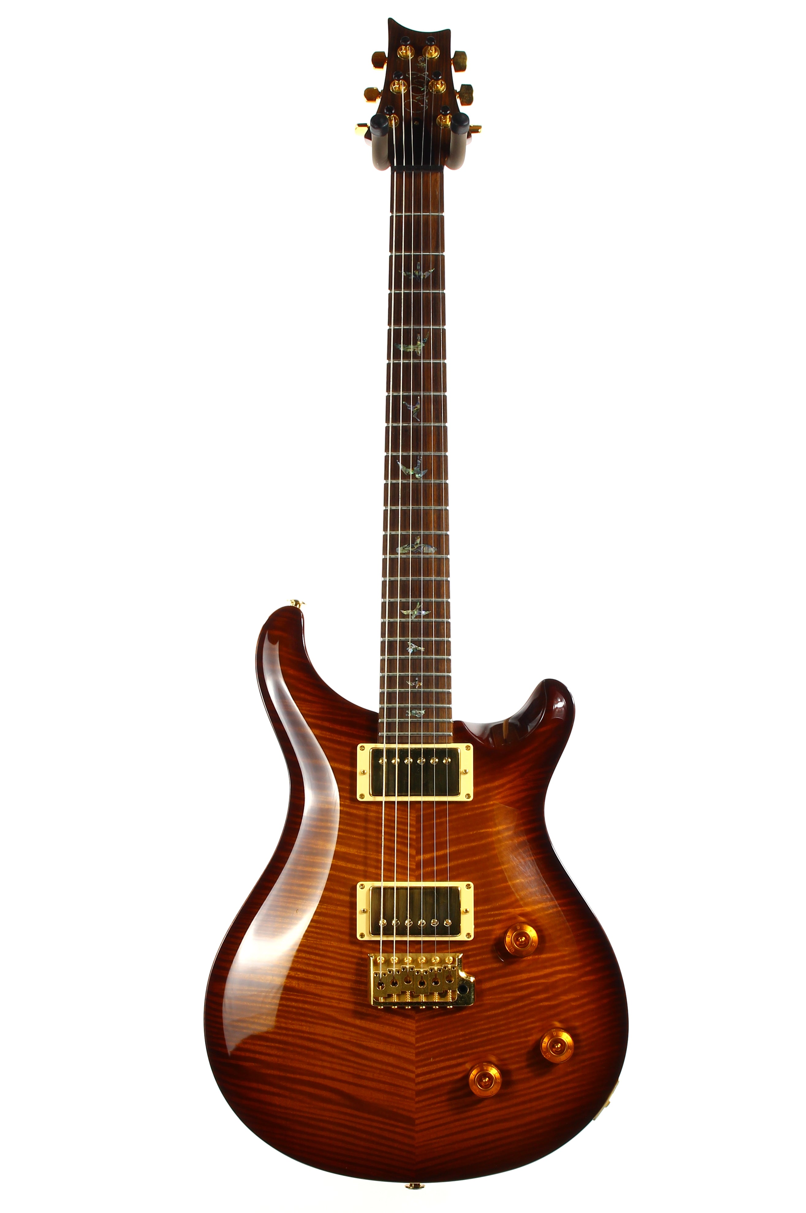 2005 Paul Reed Smith PRS Custom 22 Artist Package Brazilian Rosewood -  Violin Amber Sunburst, Tremolo, Flame 10 top