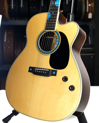 2006 Martin JC Buddy Guy Blues Edition Signature Jumbo Cutaway Model - Signed Label, Turquoise Inlays, Acoustic-Electric