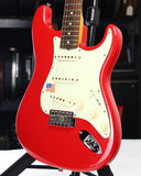 *SOLD*  2009 Fender Mark Knopfler Artist Series Signature Stratocaster American Vintage USA - Ash Body, Hot Rod Red, '62 Strat