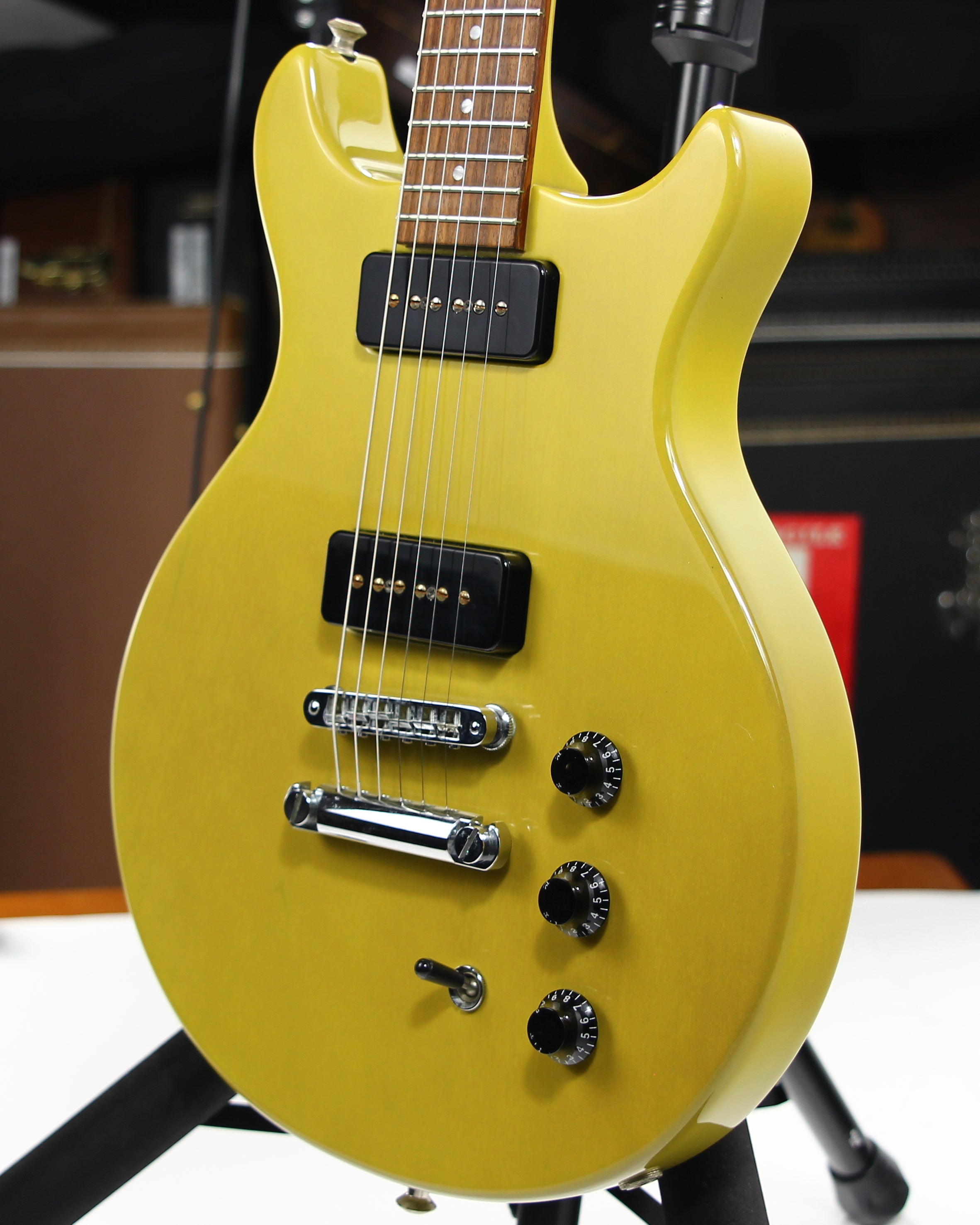 1994 Hamer USA Special P90 -- TV Yellow, Blonde, Doublecut, DC, w/ OHSC, Faded to Green!