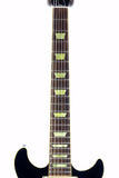 2007 Gibson USA Les Paul Standard DC Double Cutaway Plain Top - Ebony Black, Bound Neck & Body!