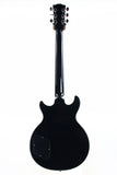 2007 Gibson USA Les Paul Standard DC Double Cutaway Plain Top - Ebony Black, Bound Neck & Body!