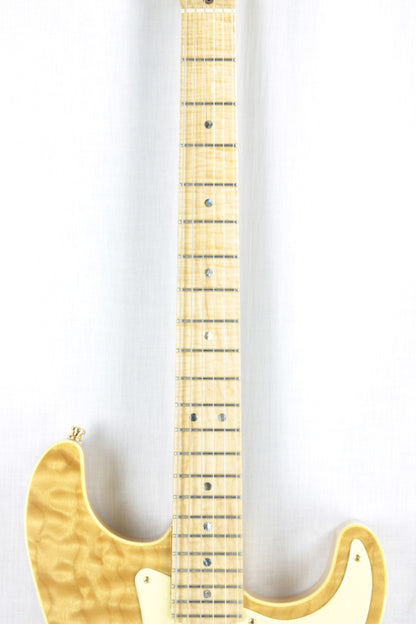 2002 Fender Masterbuilt THINLINE SLAB Stratocaster Custom Shop Strat Quilt Flame Top! Greg Fessler tele