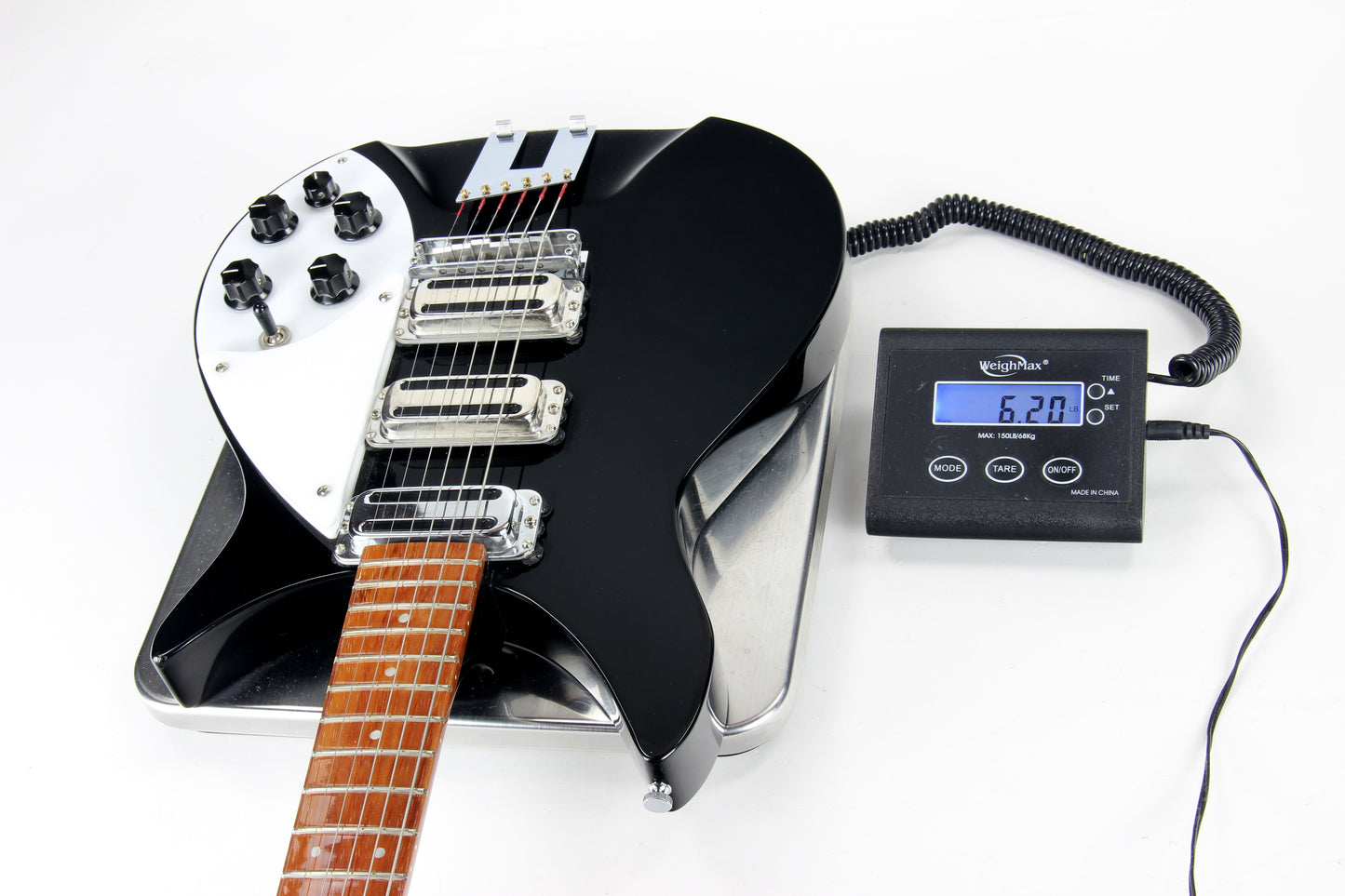 2012 Rickenbacker 350v63 Jetglo Black! Full Scale 325v63 John Lennon-type 350/V63