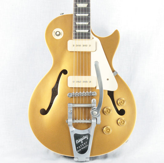 2016 Gibson ES Les Paul Goldtop w/ Bigsby & P90 Pickups! 335 LP Gold Top!