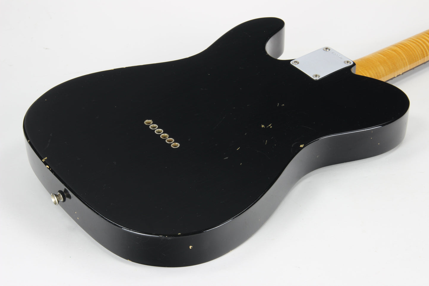 2014 Fender Custom Shop NAMM 1959 Telecaster Journeyman Relic Black - Flame Neck, ULTRA LIGHT '59 Tele!