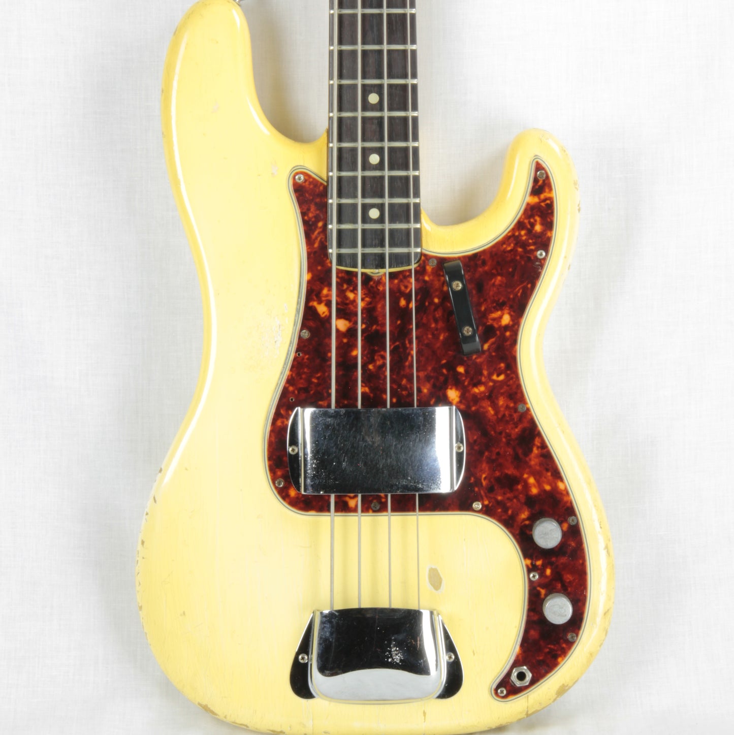 1964 Fender Precision Bass CUSTOM COLOR Olympic White w/ OHSC! Pre-CBS P