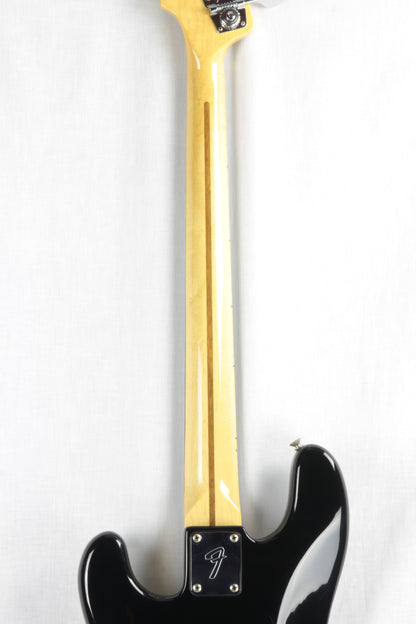 CLEAN 1979-1982 Fender Precision Bass BLACK w/ OHSC! Rosewood Board 1970's P vintage 1981