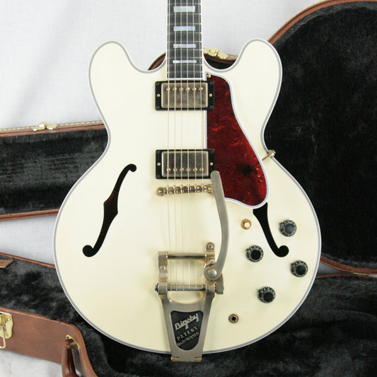 2017 Gibson ES-355 VOS in WHITE! Bigsby, Gold Hdwr! Memphis 345 335 LTD