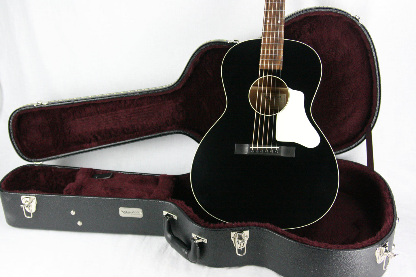 Waterloo WL-14 LTR by Collings! Ladder-Braced L w/ Truss Rod! Black Satin Finish