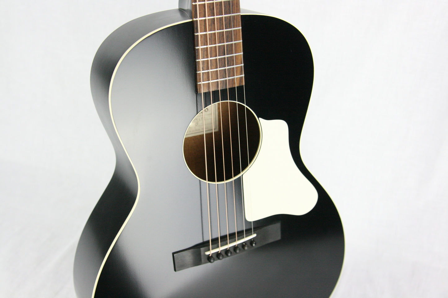 Waterloo WL-14 LTR by Collings! Ladder-Braced L w/ Truss Rod! Black Satin Finish