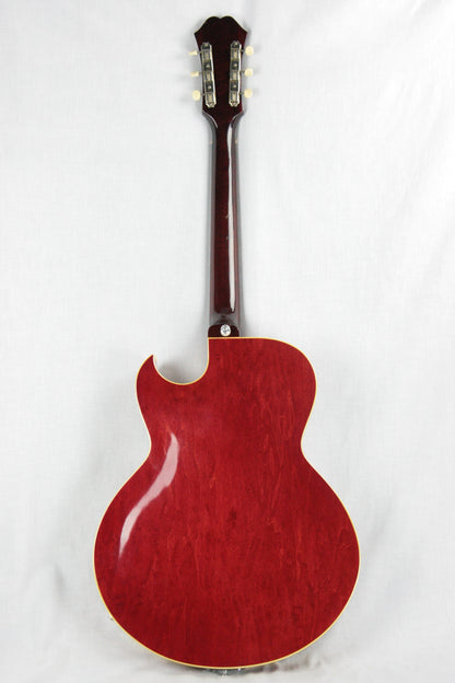 1968 Epiphone Sorrento CHERRY w/ White Guard! Mini-Humbucker Gibson-Made! E452TC es-125