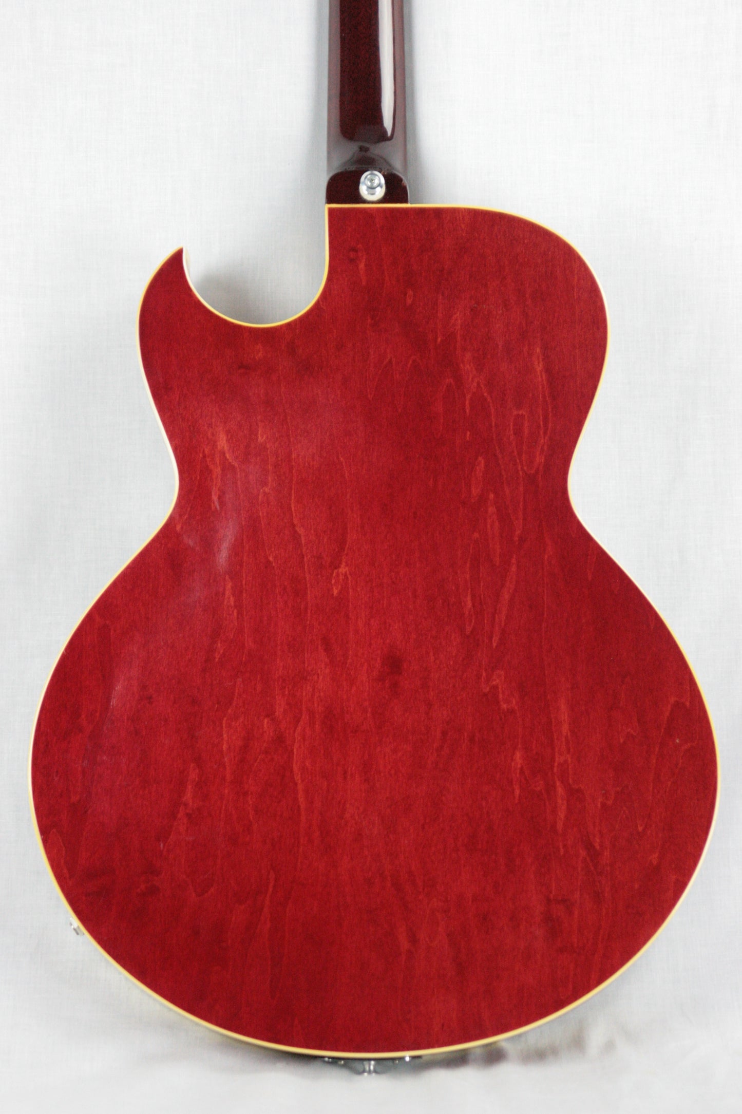 1968 Epiphone Sorrento CHERRY w/ White Guard! Mini-Humbucker Gibson-Made! E452TC es-125