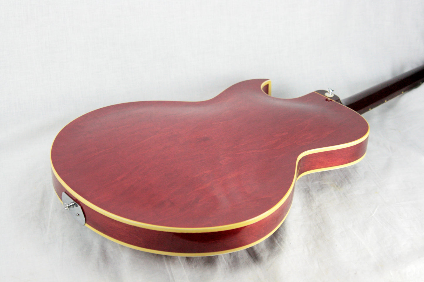 1968 Epiphone Sorrento CHERRY w/ White Guard! Mini-Humbucker Gibson-Made! E452TC es-125