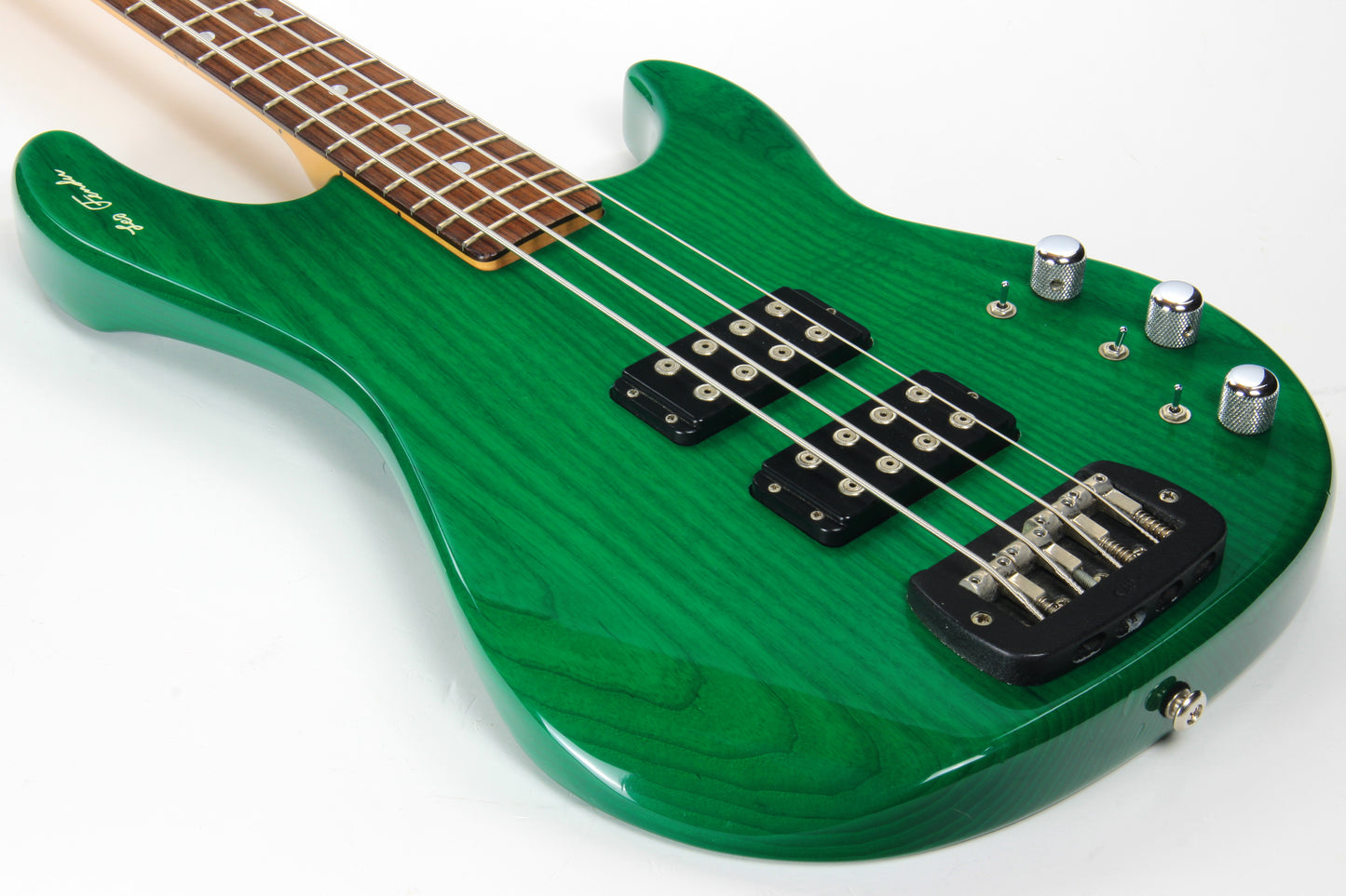 1991 G&L USA L-2000 Signature Edition Leo Fender Bass - Clear Forest Green l2000